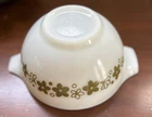 PYREX 441 Spring Blossom Crazy Daisy Cinderella 1.5 PT White Mixing Bowl Vintage