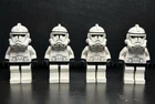 NEW Lego Star Wars Clone Trooper Phase 2 Lot x4 sw0126 GREAT COND READ DESC