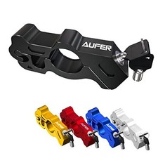 Universal Heavy Duty Motorcycle Grip Handlebar LockAnti Theft Brake Black