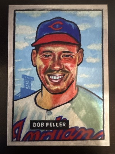 Bob Feller #B51-1 2025 Topps Shoebox Treasures 1951 Bowman Short Print card