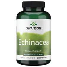 Swanson Echinacea with Goldenseal Root 250 Capsules