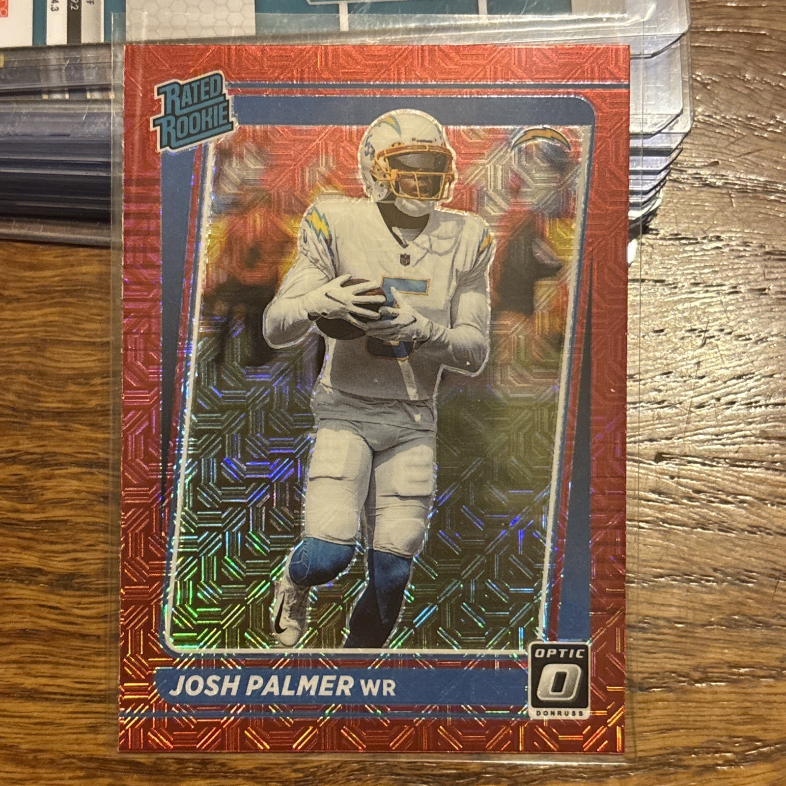 Josh Palmer Panini Donruss Optic #229 Red Mojo