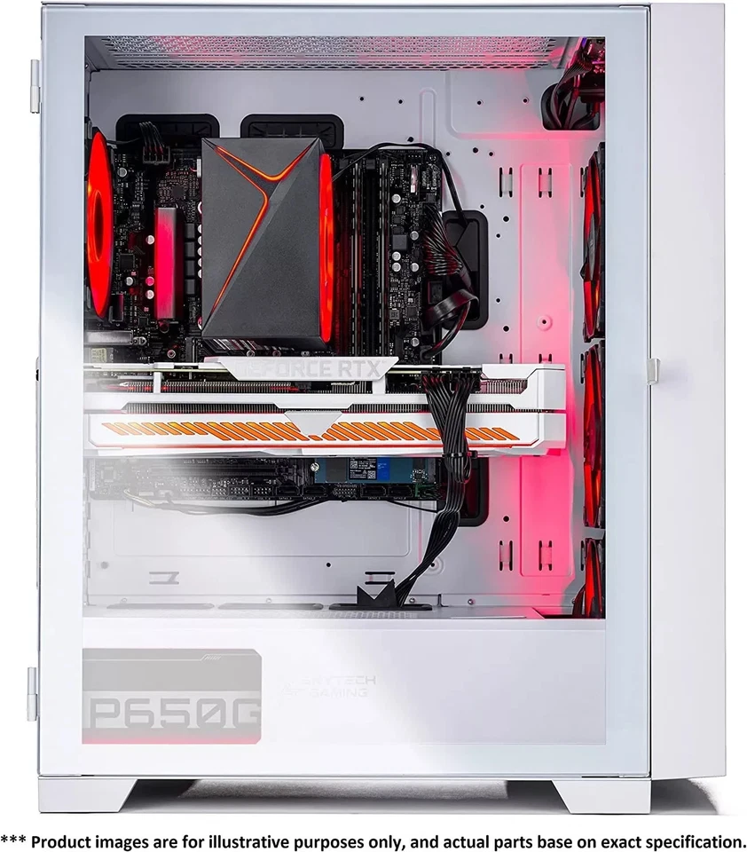 Custom ARGB Gaming Desktop PC i7 8th up to 64GB RAM 2TB SSD RTX 4060 Win11 Wifi6 - Image 4 of 4