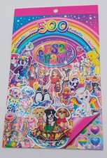 Lisa Frank Sticker Book 5 Sheets  500 Stickers Lisa Frank Stickers