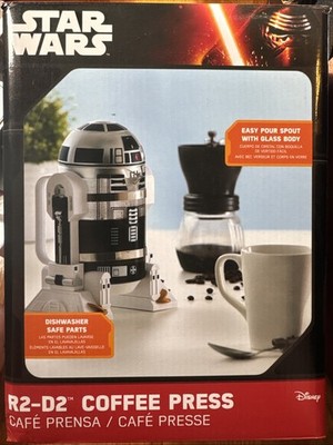 Star Wars R2-D2 Manual Coffee Maker French Press Pot by Think Geek