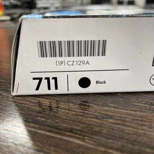 HP 711 Original Black Ink Cartridge CZ129A For HP DesignJet T120 - 第 2/4 張圖片