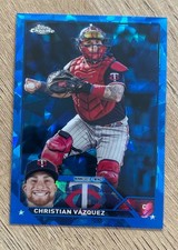 2023 Topps Chrome Update Sapphire Christian Vázquez USCS83 Minnesota Twins