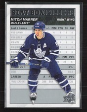 2023-24 Upper Deck #SB-7 Mitch Marner Stat Box Fillers Toronto Maple Leafs (HK)