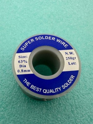 SOLDER WIRE, 250G High quality SOLDER WIRE 0.8mm, 60/40 , SHIP FROM CANADA
