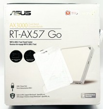 ASUS RT-AX57 Go AX3000 Dual-Band Wi-Fi 6 Travel Router - White