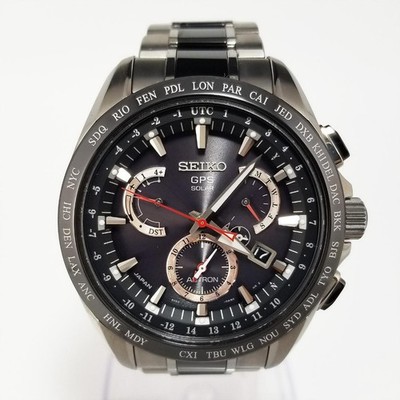 Seiko Astron Solaruhr 8X53-0AB0-2 SBXB041 Dual Time GPS