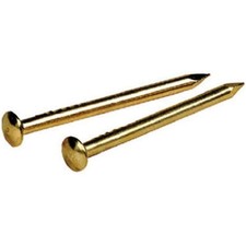 The Hillman Group 122622 Brass Plated Escutcheon Pins, 3/4 x Pack of 1,