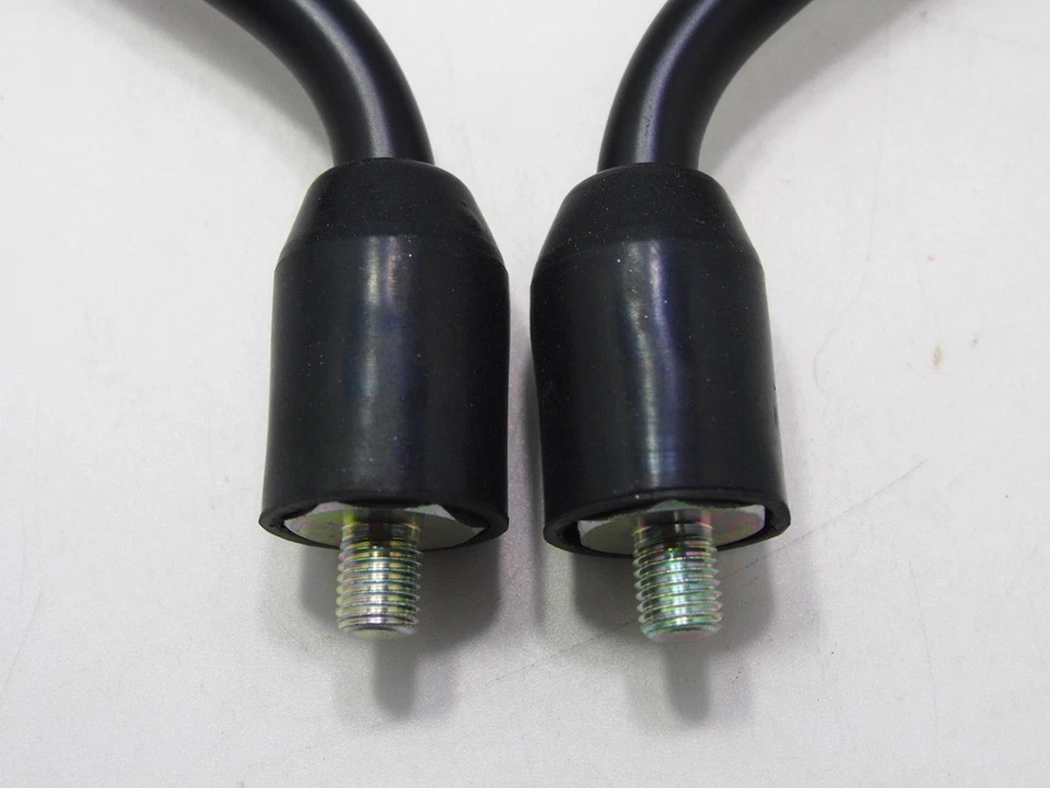 Kawasaki Z1000J Z1000MK2 KZ1000 Z1100GP ZRX Genuine Black Round Mirror Set NOS - Изображение 4 из 4