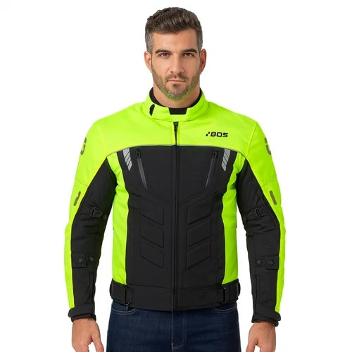Giacca Moto Uomo Impermeabile con Protezioni CE foto 2