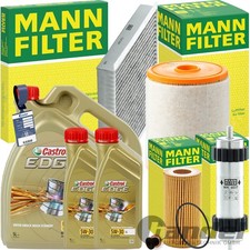 MANN INSPEKTIONSPAKET+CASTROL 5W-30 ÖL passe...