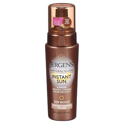 Jergens Instant Sun Sunless Tanning Mousse Deep Bronze 6oz