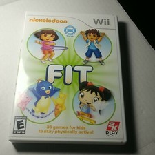 Nickelodeon Fit game-Nintendo Wii-2K Play-complete with manual-Rated E