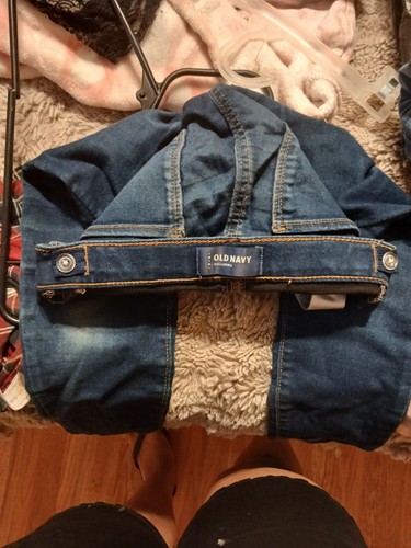 used denim pants for girls size 12/ Pantalon Usado Para Niña Talla 12 - Picture 3 of 4