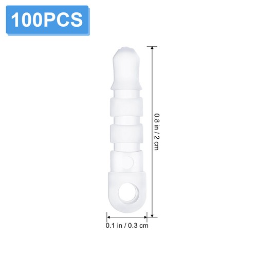 100 Pcs Audio Connector Dust Plug for Headphone Baby Mobile Clear - Zdjęcie 11 z 12