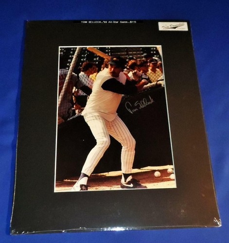 TOM SELLECK 1993 HOME RUN DERBY 11 X 14 * ALL STAR PHOTO & BLACK MAT - Picture 2 of 2