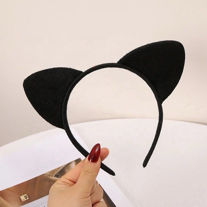 Cat Ears Adult Black Cat Ears Adult Black