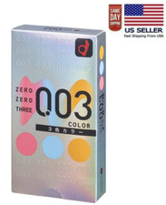 OKAMOTO 003 Condom 3-Colors 0.03mm Latex Assortment 12pcs US Seller 