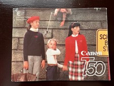 Vintage Canon T50 Camera Owner's Manual Instruction Booklet - Manual Only