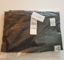 "New In Pkg" Alfred Dunner Womens Mid-Rise Pull On Capri Pants Sz 22W Black