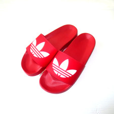New Adidas Adilette Lite Slide Sandal FU8296 White Red
