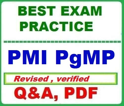 PMI PgMP Program Management Professional  - BEST Exam Practice Q&A ~ 2024! - Afbeelding 1 van 1