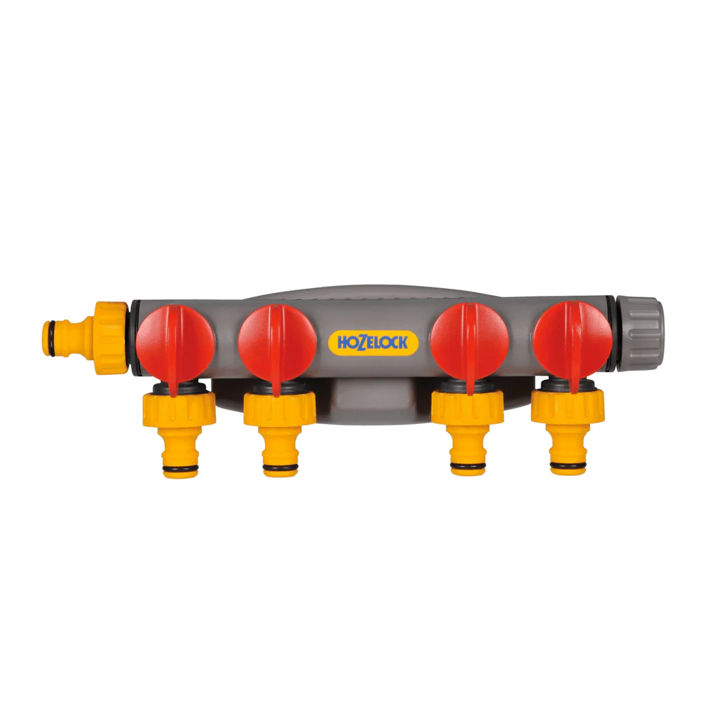4 Way Garden Tap Connector Garden Watering For Hose Pipe Water Timer Hozelock UK - Image 4