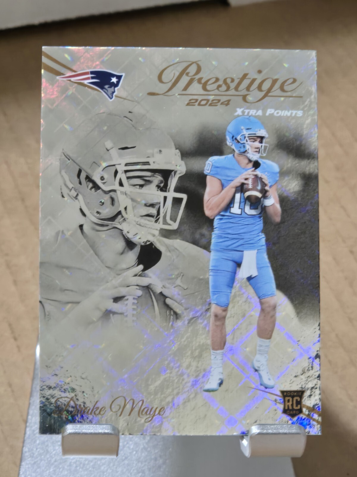 2024 Panini Prestige Drake Maye RC Xtra Points Diamond #304