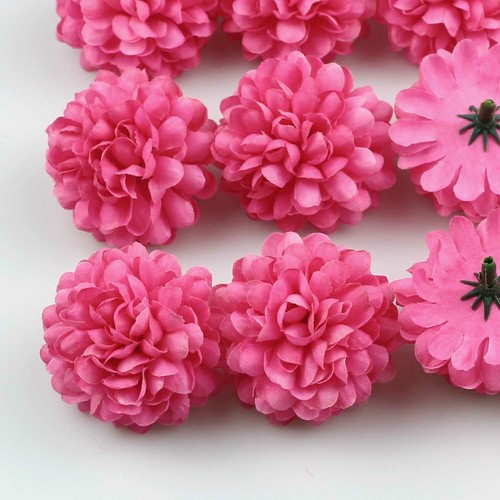 5cm Muticolor Daisy Artificial Silk Mums Flower Head Bouquet Wedding Party Decor - Picture 4 of 38