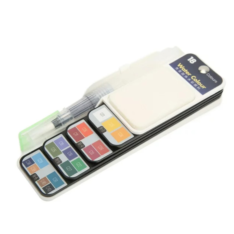 Cowling & Wilcox Folding Watercolour Set (18pc)