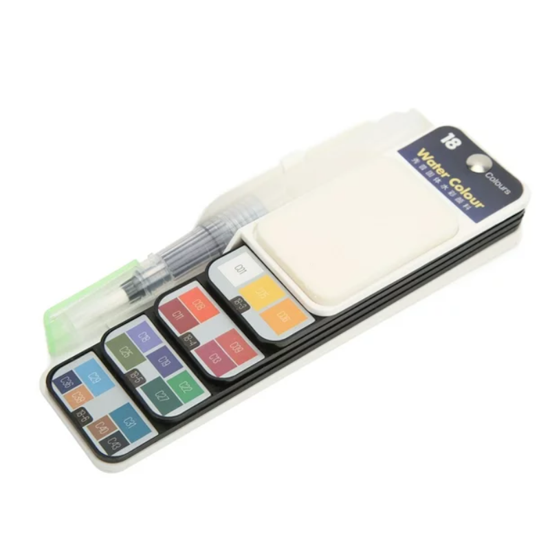 Cowling & Wilcox Folding Watercolour Set (18pc)