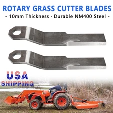US For Mower King Skidsteer Brush Hog Cutter 10 mm Blades Heavy Duty AR400 Steel