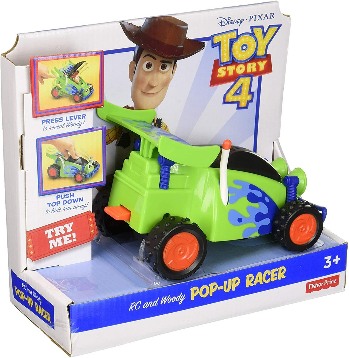 Disney Pixar Toy Story RC Racer Woody Pop-up Figure