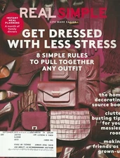 Real Simple Magazine: Get Dressed With less Stress September 2015