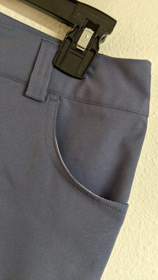 Women's ADIDAS CLIMALITE Light Blue Bermuda Golf Shorts Size 8 - Image 4 of 4