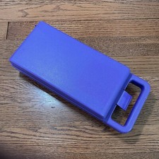 Purple Cassette Plastic Case Holds 10 Tapes