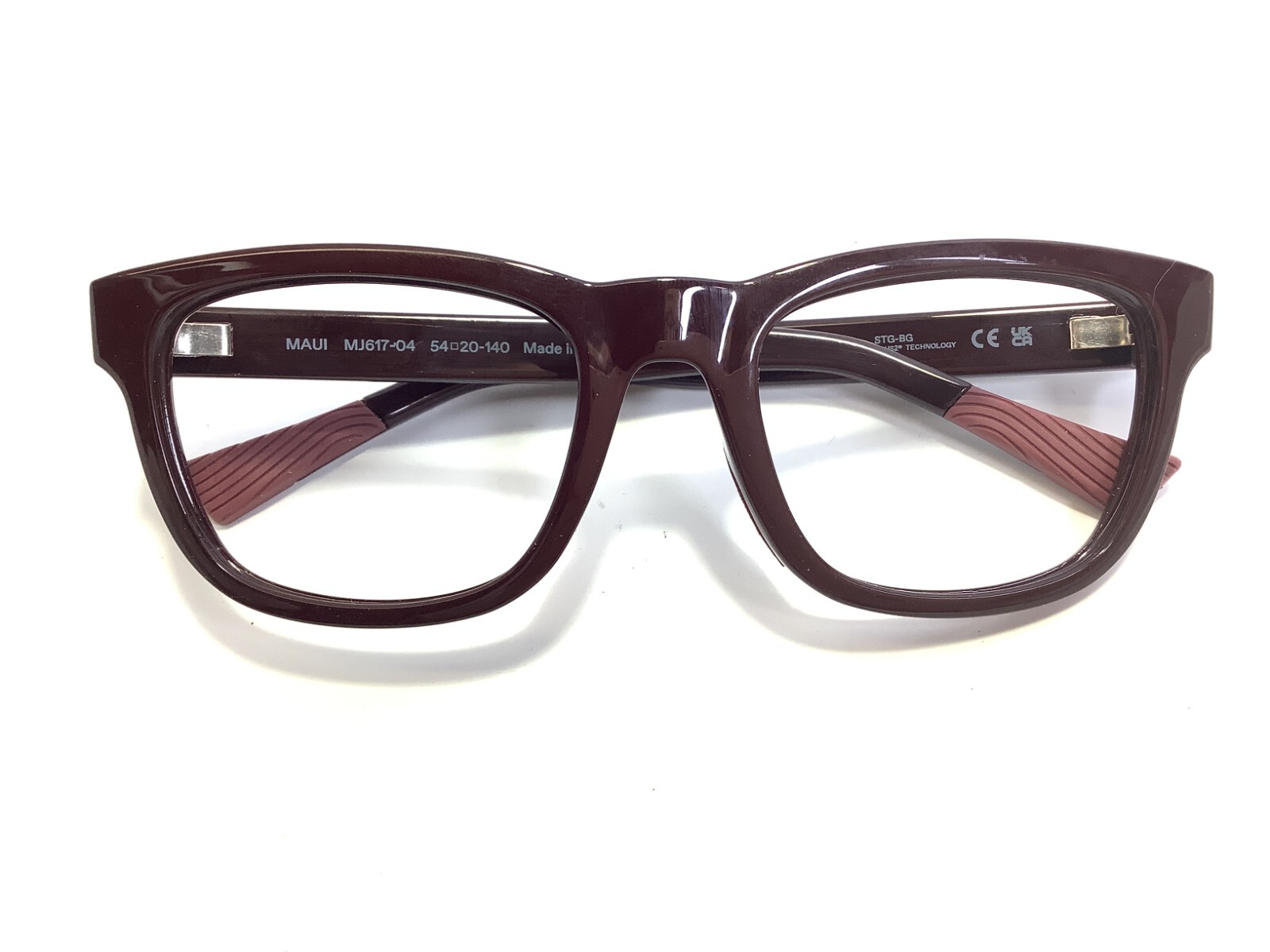 Maui Jim Sunglasses Kapi'i 617-04 Matte Cyclamen Eyewear Frame Made in Italy