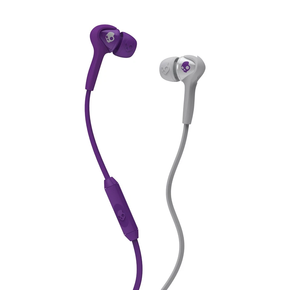 Skullcandy Smokin Buds Earbuds with Mic in Athletic Purple - New - Image 2 of 2