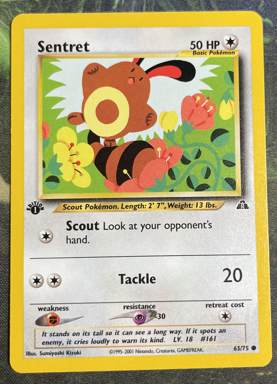 1st Edition Sentret 63/75 - Neo Discovery - Near Mint
