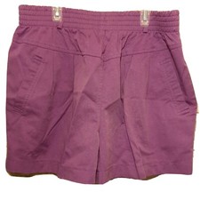 Westbound Shorts Womans L Purple 4 Pockets Elastic Waist Vintage Single Stitch