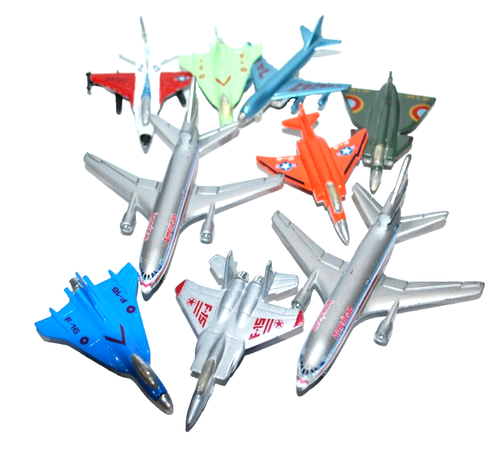 Assorted Lot Of 9 Air planes Plastic and Diecast Toy Planes. - Picture 2 of 8