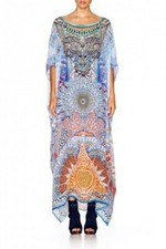 Camilla Round neck Kaftan RNK Concubine Realm Floral silk Embellished One Size