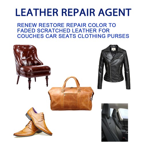 50g Leather Repair Heavy Filler For Filling Holes Scuffs Cracking / Scratches US - Picture 8 of 19