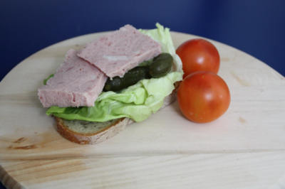 400g SCHINKENWURST DOSENWURST SCHINKEN GERMANY HAM SAUSAGE FRISCH CAN WURST