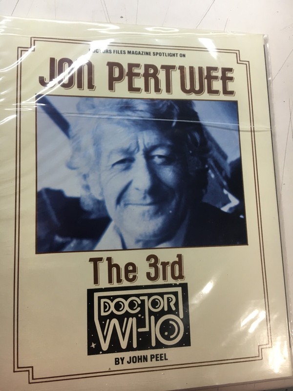 DOCTOR WHO/DOCTORS FILES MAGAZINE: JON PERTWEE THE 3RD DOCTOR 1987 Series #1 NM