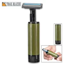 Trail Blazer Compact Folding Twist Razor (CK0336) Includes 5pk Blades Ships Free